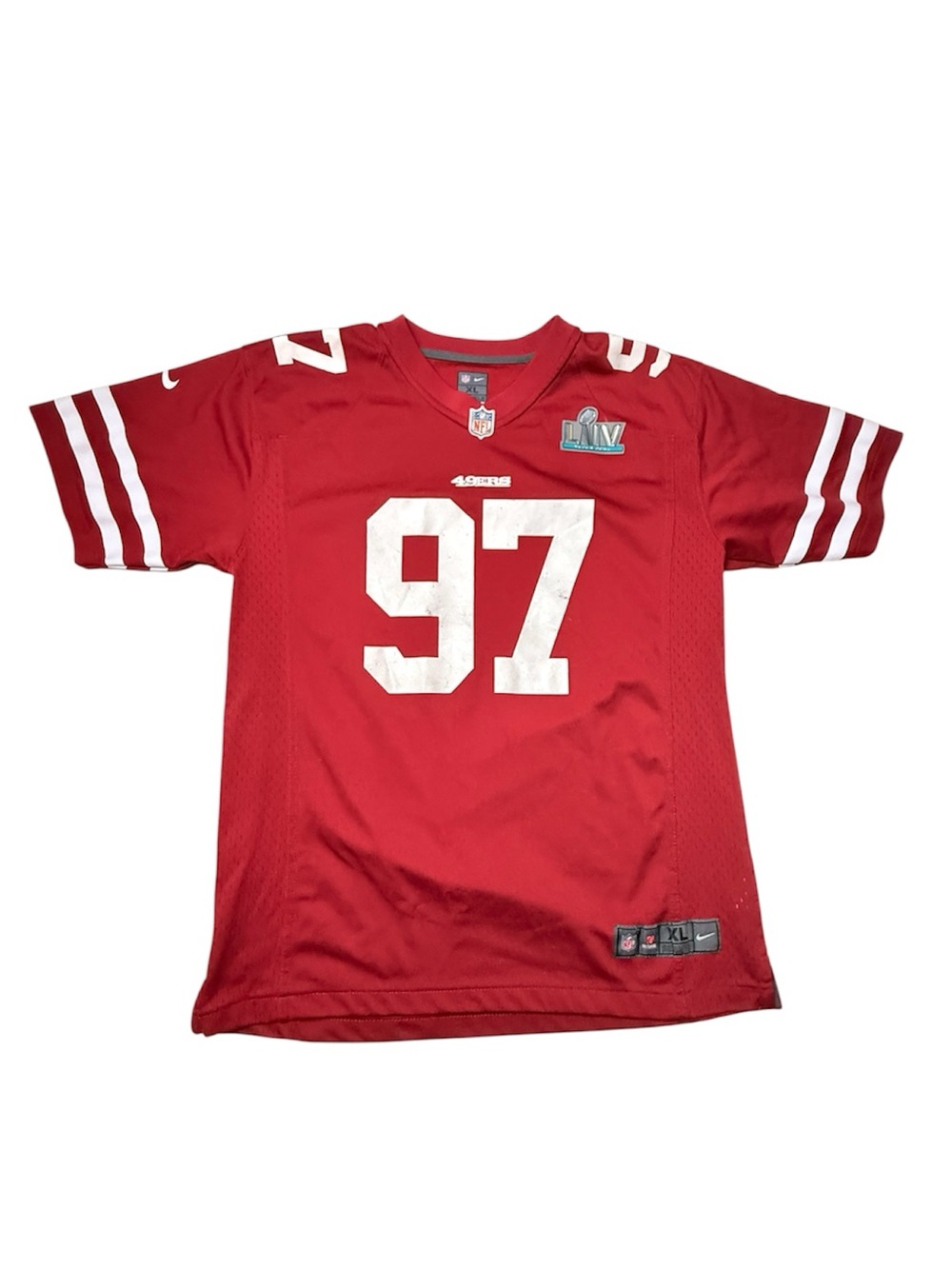 Nike San Francisco 49ers Super Bowl Nick Bosa #97nfl Jersey